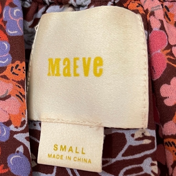 Anthropologie Maeve Villita Floral Off The Shoulder Blouse - Picture 5 of 6